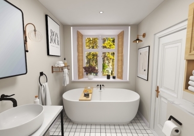 Small Bathroom, Big Impact: Space-Saving Ideas for Stylish Designs image